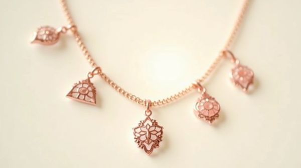 Elegant pink charms to personalize your jewelry collection